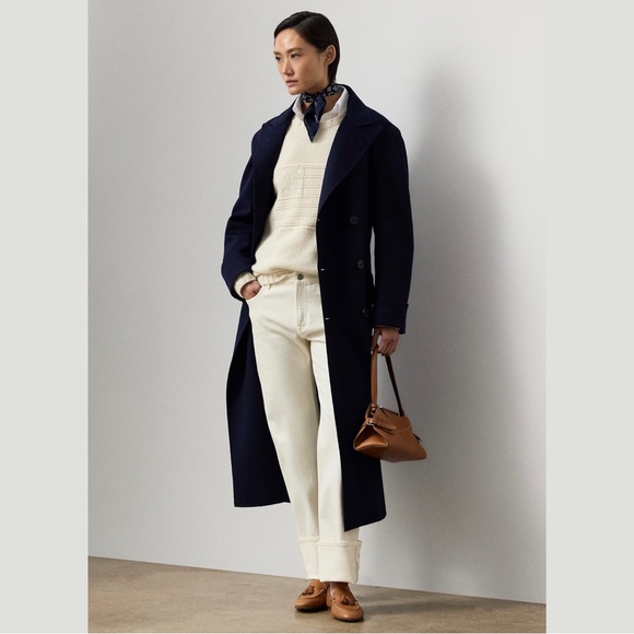 Ralph Lauren Collection Flag Cashmere Crewneck Sweater Pre-Spring 2026 - Picture 12 of 13